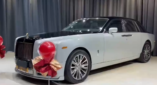 Rolls-Royce Phantom 8th Generation Upgrade MS Style Partial Carbon Fiber Body Kit Front Bumper Rear Bumper Side Skirt Spoiler Fender Front Grill Front Bumper Exhaust Tips Front Bumper Associate Daytime RunningLight