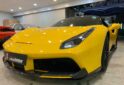 Ferrari 488 Upgrade NVT Style Carbon Fiber Body Kit Front Lip Rear Diffuser Side Skirt Spoiler Air Side Vents Front Bumper Cover Rear Bumper Cover