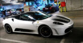 Ferrari F430 Upgrade HM Style Partial Carbon Fiber Body Kit Front Bumper Rear Bumper Side Skirt Spoiler
