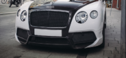 Bentley Sencond Generation Continental GT Upgrade Vor Style Carbon Fiber Body Kit Front Lip Diffuser Side Skirt Spoiler