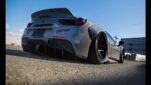Ferrari 488 Upgrade LB Style Wide Body Kit Front Lip Rear Diffuser Side Skirt Spoiler Front Fender Widening Rear Fender Widening