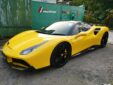 Ferrari 488 Upgrade NVT Style Carbon Fiber Body Kit Front Lip Rear Diffuser Side Skirt Spoiler Air Side Vents Front Bumper Cover Rear Bumper Cover