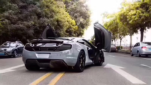 McLaren 650S Upgrade 675LT Partial Carbon Fiber Body Kit Front Bumper Rear Diffuser Spoiler Side Skirt Bonnet