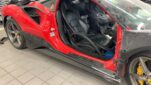 Ferrari 488 Upgrade MS Style Partial Carbon Fiber Body Kit Front Bumper Rear Bumper Side Skirt Spoiler Bonnet Rear Engine Bonnet Air Side Vents