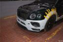 Bentley Bentayga Upgrade MS Style Partial Carbon Fiber Wide Body Kit Front Bumper Rear Bumper Side Skirt Spoiler Fender Air Side Vents Front GrillCover Rear Cover Front and Rear Fender Widening