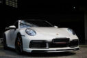 Porsche 911 992 Upgrade TA Style Carbon Fiber Body Kit Front Lip Diffuser Side Skirt Spoiler Front Bumper Vents