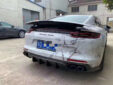 Porsche Panamera 971 Upgrade FXX Carbon Fiber Body Kit Front Lip Side Skirt Diffuser