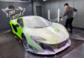 McLaren 650S Upgrade 675LT Partial Carbon Fiber Body Kit Front Bumper Rear Diffuser Spoiler Side Skirt Bonnet
