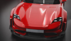 Porsche Taycan Upgrade PD Wide Body Kit Front Bumper Side Skirt Diffuser Spoiler Front Fender Widening Rear Fender Widening