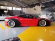 Ferrari F430 Upgrade LB Style Wide Body Body Kit Front Lip Rear Diffuser Side Skirt Spoiler Front Fender Widening Rear Fender Widening