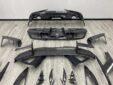 Ferrari F8 Upgrade MS Style Partial Carbon Fiber Wide Body Kit Front Bumper Rear Bumper Side Skirt Spoiler Fender Air Side Vents Front Cover Rear Cover