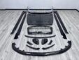 Bentley Third Generation Continental Flying Spur Upgrade MS Style Carbon Fiber Body Kit Front Lip Diffuser Spoiler Side Skirt Mirror Cover Bumper Cover Bonnet Grill Cover