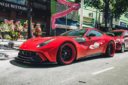Ferrari F12 Upgrade DKDM Style Wide Body Partial Carbon Fiber Body Kit Front Bumper Rear Bumper Side Skirt Spoiler Bonnet Front Fender Rear Fender