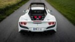Ferrari F8 Upgrade NVT Style Carbon Fiber Body Kit Front Lip Rear Diffuser Side Skirt Spoiler Air Side Vents