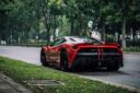 Ferrari 488 Upgrade MI Style Partial Carbon Fiber Body Kit Front Bumper Rear Bumper Side Skirt Spoiler Front Bonnet Air Side Vents