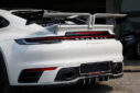 Porsche 911 992 Upgrade TA Style Carbon Fiber Body Kit Front Lip Diffuser Side Skirt Spoiler Front Bumper Vents