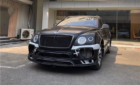 Bentley Bentayga Upgrade MS Style Partial Carbon Fiber Wide Body Kit Front Bumper Rear Bumper Side Skirt Spoiler Fender Air Side Vents Front GrillCover Rear Cover Front and Rear Fender Widening