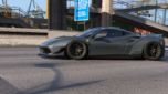 Ferrari 488 Upgrade LB Style Wide Body Kit Front Lip Rear Diffuser Side Skirt Spoiler Front Fender Widening Rear Fender Widening