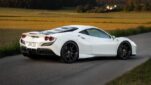 Ferrari F8 Upgrade NVT Style Carbon Fiber Body Kit Front Lip Rear Diffuser Side Skirt Spoiler Air Side Vents