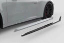 Porsche 911 992 Upgrade TA Style Carbon Fiber Body Kit Front Lip Diffuser Side Skirt Spoiler Front Bumper Vents