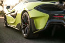 McLaren 540C 570S Upgrade 600LT Style Partial Carbon Fiber Body Kit Front Bumper Rear Bumper Spoiler Rear Engine Bonnet Exhaust System Side Skirt