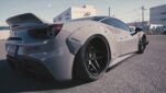 Ferrari 488 Upgrade LB Style Wide Body Kit Front Lip Rear Diffuser Side Skirt Spoiler Front Fender Widening Rear Fender Widening