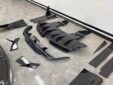 McLaren 720S Upgrade MS Style Partial Carbon Fiber Body Kit Front Bumper Rear Diffuser Spoiler Side Skirt Bonnet Fender