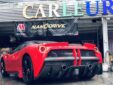 Ferrari 488 Upgrade MI Style Partial Carbon Fiber Body Kit Front Bumper Rear Bumper Side Skirt Spoiler Front Bonnet Air Side Vents