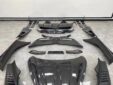 McLaren 720S Upgrade MS Style Partial Carbon Fiber Body Kit Front Bumper Rear Diffuser Spoiler Side Skirt Bonnet Fender