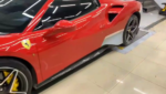 Ferrari 488 Upgrade PISTA Style Partial Carbon Fiber Body Kit Front Bumper Rear Bumper Side Skirt Spoiler Bonnet  Exhaust Tips