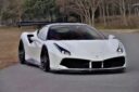 Ferrari 488 Upgrade SVR Style Partial Carbon Fiber Body Kit Front Bumper Rear Bumper Side Skirt Spoiler