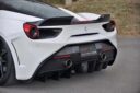 Ferrari 488 Upgrade SVR Style Partial Carbon Fiber Body Kit Front Bumper Rear Bumper Side Skirt Spoiler