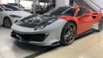 Ferrari 488 Upgrade PISTA Style Partial Carbon Fiber Body Kit Front Bumper Rear Bumper Side Skirt Spoiler Bonnet  Exhaust Tips
