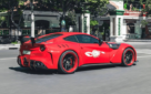 Ferrari F12 Upgrade DKDM Style Wide Body Partial Carbon Fiber Body Kit Front Bumper Rear Bumper Side Skirt Spoiler Bonnet Front Fender Rear Fender