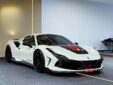 Ferrari F8 Upgrade HV Style Carbon Fiber Body Kit Front Lip Rear Diffuser Side Skirt Spoiler Bumper Cover