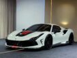 Ferrari F8 Upgrade HV Style Carbon Fiber Body Kit Front Lip Rear Diffuser Side Skirt Spoiler Bumper Cover