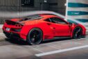 Ferrari F8 Upgrade NLargo Style Wide Body Partial Carbon Fiber Body Kit Front Bumper Rear Bumper Side Skirt Spoiler Bonnet Front Fender Rear Fender