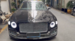 Bentley First and Second Generation Continental Flying Spur Upgrade Third Style Body Kit Front Bumper Rear Bumper Front Bonnet Rear Trunk Side Skirt Front Fender Rear Fender Headlight TailLight Grills