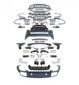 Porsche Cayenne 958 Upgrade 9Y0.1 Turbo Style Body Kit Front Bumper Rear Trunk Rear Bumper HeadLight TailLight Rear HeadLight Cover Fender Widening