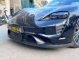 Porsche Taycan Upgrade TA Carbon Fiber Body Kit Front Lip Side Skirt Diffuser Spoiler Front Bumper Vents Rear Bumper Vents
