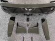 Porsche Taycan Upgrade MS Carbon Fiber Body Kit Front Lip Side Skirt Diffuser Front Bumper Vents Mirror Cover