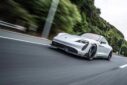 Porsche Taycan Upgrade MS Carbon Fiber Body Kit Front Lip Side Skirt Diffuser Front Bumper Vents Mirror Cover