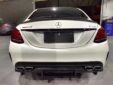 Mercedes-Benz W205 C-Class Upgrade PSM Style Body Kit Front Lip Diffuser Side Skirt Spoiler