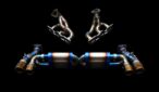 Porsche 911 TurboS Upgrade Full Exhaust High Quality High Corrosion Resistance Extreme Light Weight High Heat Resistance Titanium Alloy Exhaust System