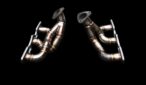 Porsche 911 TurboS Upgrade Full Exhaust High Quality High Corrosion Resistance Extreme Light Weight High Heat Resistance Titanium Alloy Exhaust System