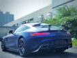 Mercedes-Benz C190 AMG-GT 2Door Upgrade RNT Style Carbon Fiber Body Kit Front lip Diffuser Side Skirt Spoiler