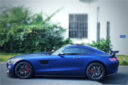 Mercedes-Benz C190 AMG-GT 2Door Upgrade RNT Style Carbon Fiber Body Kit Front lip Diffuser Side Skirt Spoiler