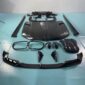 BMW X5X6 F95F96 Upgrade LD Carbon Fiber Body Kit Front Lip Side Skirt Diffuser Front Bumper Vents Rear Bumper Vents Bonnet