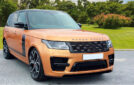 LandRover RangeRover Upgrade SVO Body Kit Front Bumper Rear Bumper Exhaust Tips Side Skirt Bumper Associate Grill