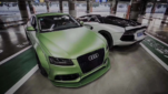 Audi A5S5RS5 8T8F Upgrade LB Wide Body Kit Front Lip Diffuser Side Skirt Spoiler Front Fender Widening Rear Fender Widening